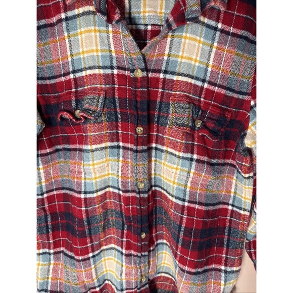 American Eagle Shirt Top Women’s XL Plaid Flannel Ahh Mazingly Soft Slim Fit - Picture 3 of 8